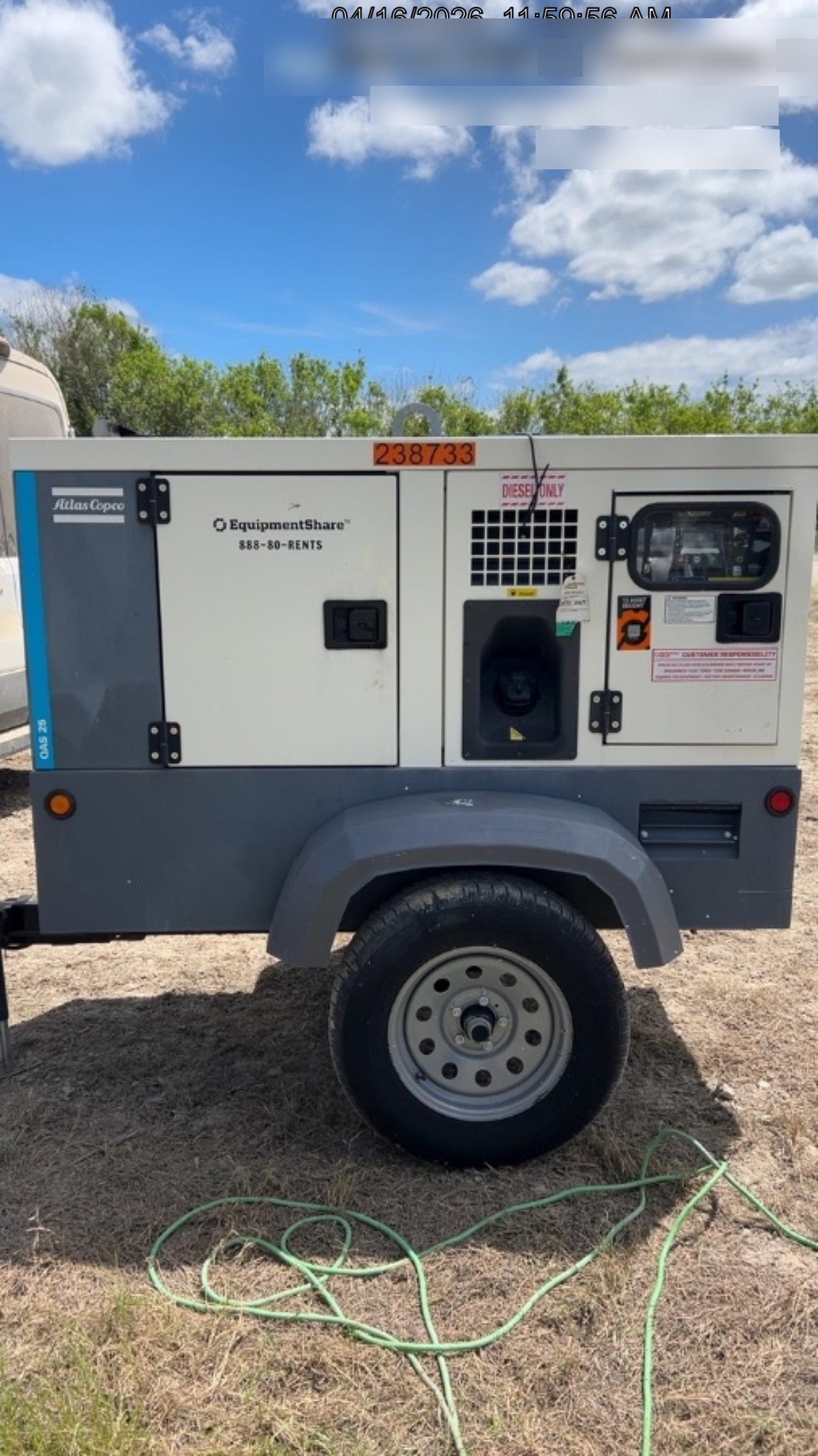 2022 ATLAS COPCO QAS25 CWK
