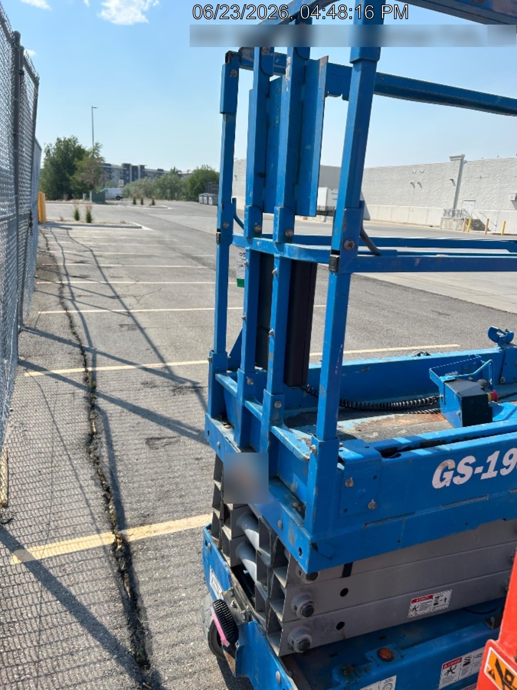 2020 Genie GS-1930 Solid Non Marking Tires, Beacon, Folding rails with half height swing gate