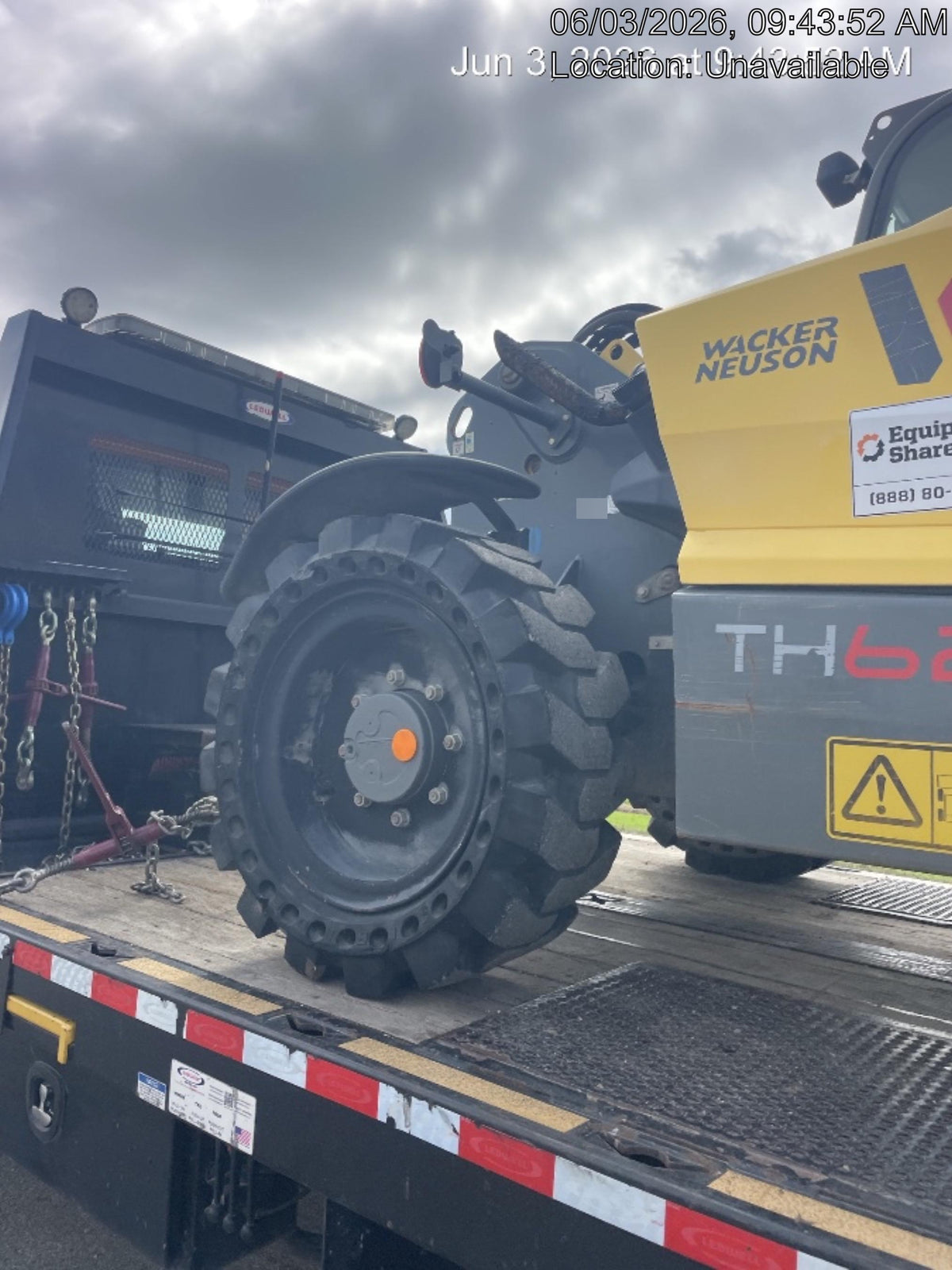 2018 Wacker Neuson TH627 Wacker Neuson TH627 Telehandler w/Canopy, Solid Tires, 48" Carriage and Forks