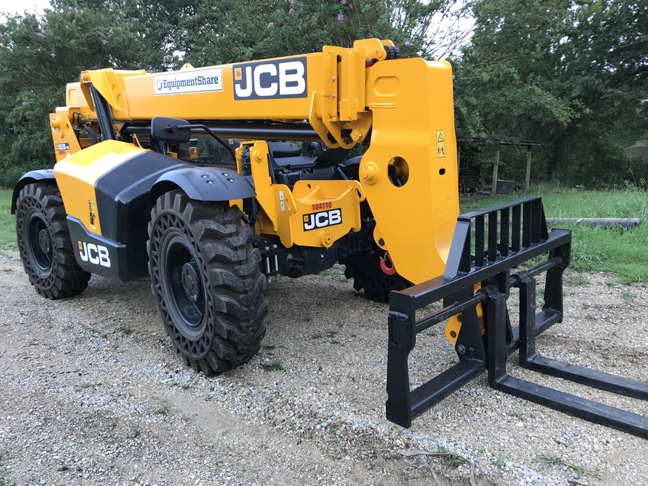 2020 JCB 509-42 Canopy, Solid Tires, Work Lights, Beacon, Aux Hydraulics, Back up Alarm, Lifting Eye, ES Decals