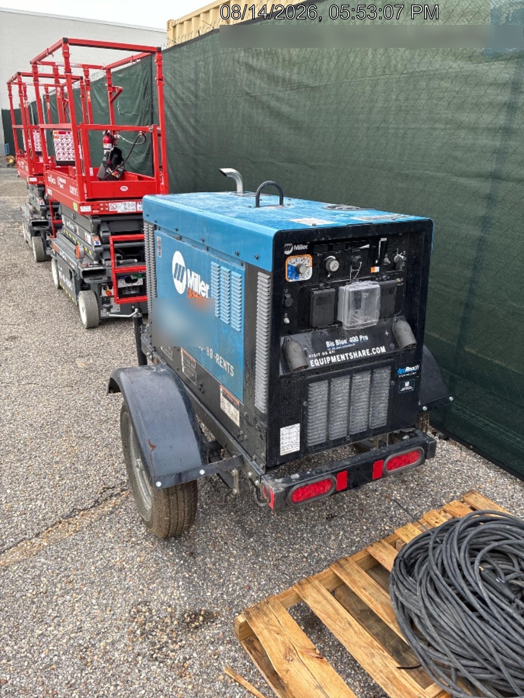 2026 MILLER ELECTRIC BIG BLUE 400