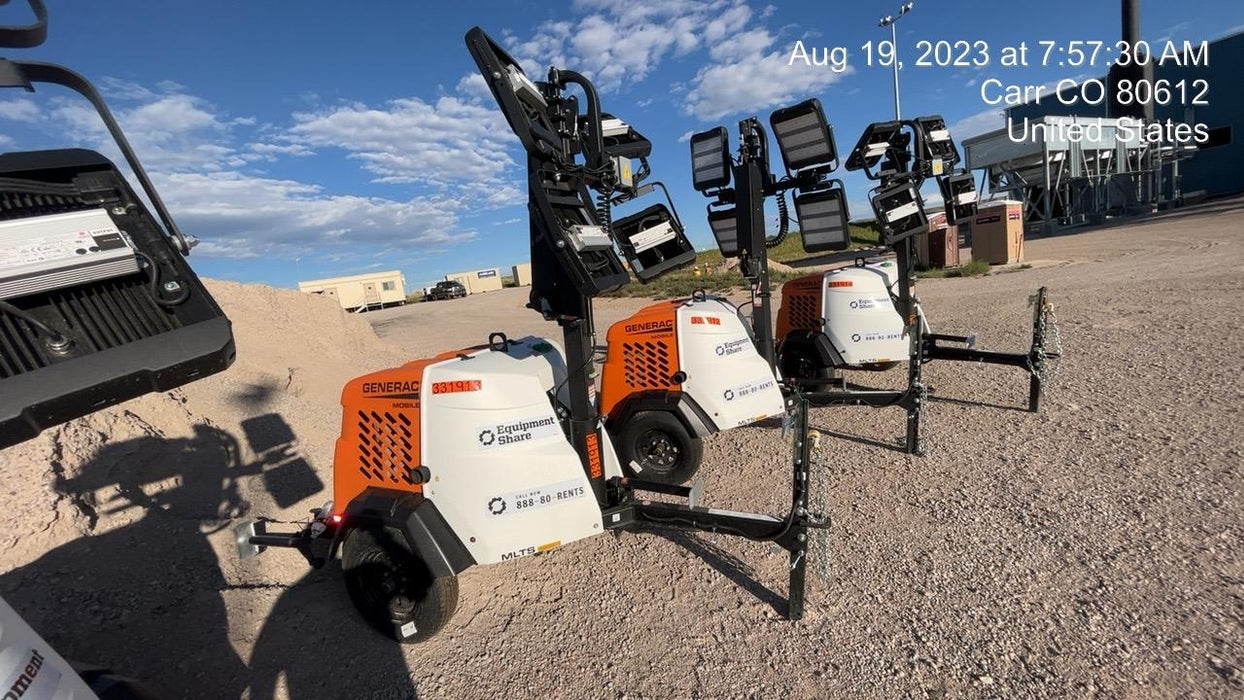 2023 Generac MLT2 Diesel, Flex Switch 120V Input, Powerzone Controller, (4) 320W LED Lights, 4kW Generator, 39.9 Gal Fuel Tank, 2" Ball, T3