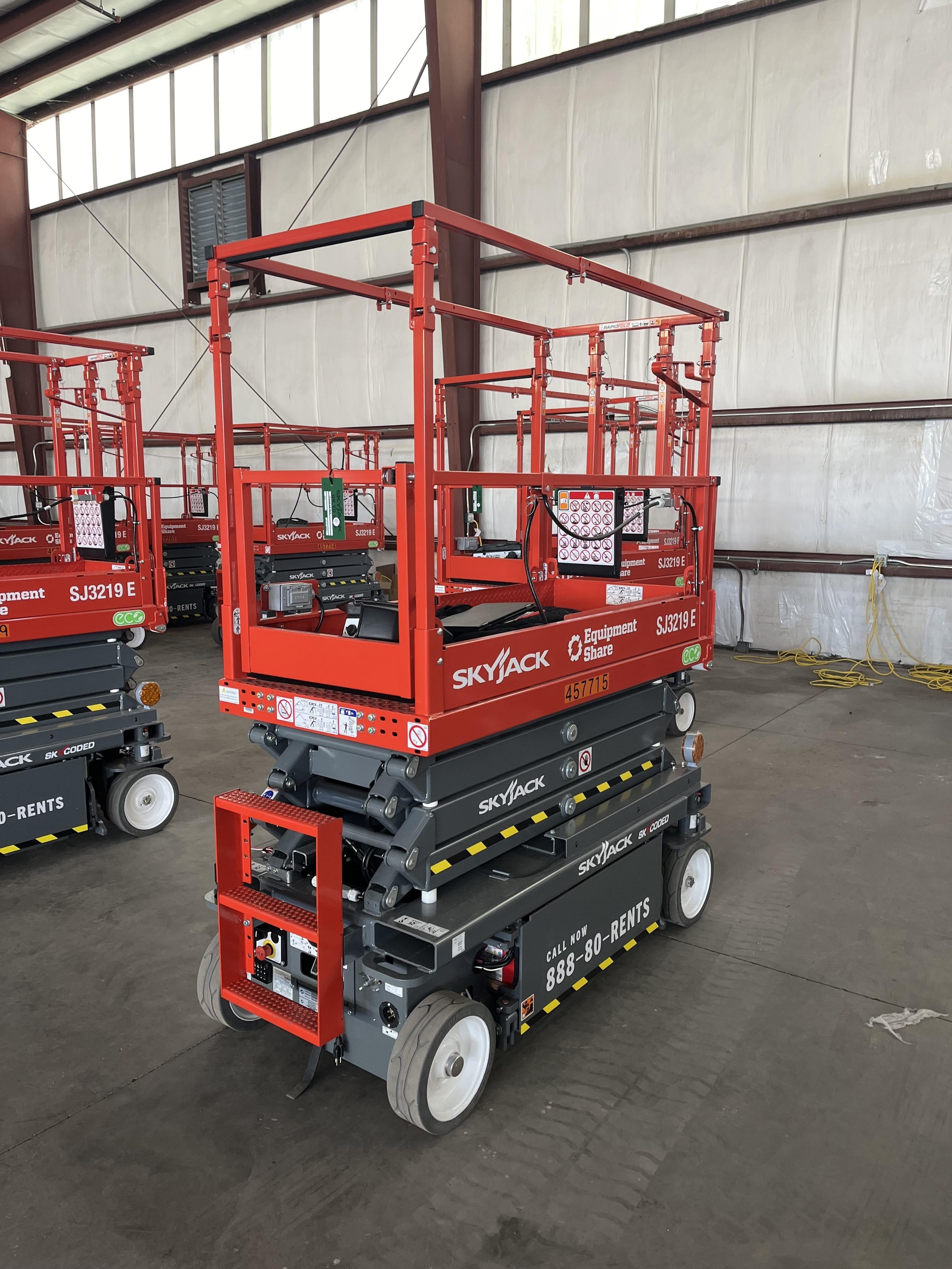 2024 Skyjack SJ3219 Electric Drive, Sld NM Tires, DBcns, RFRails, Power to Platform, T3 + Access Control