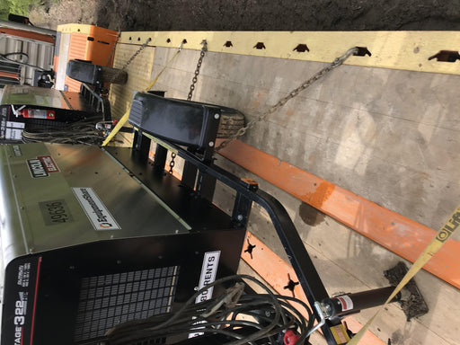 2019 Lincoln Electric Vantage 322 Ready-Pak 3, Two Wheel Trailer, Fender and Light Kit, Cable Rack