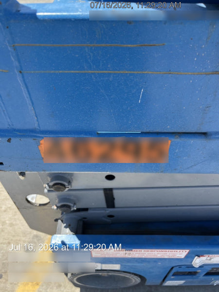 2019 Genie GS-1930 Fixed rails with chain Entry
