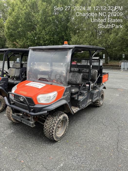 2022 Kubota RTV-X1140W-H Plastic Canopy, Windshield Acrylic Clear, LED Strobe Light, Wire Harness Kit, Back up Alarm