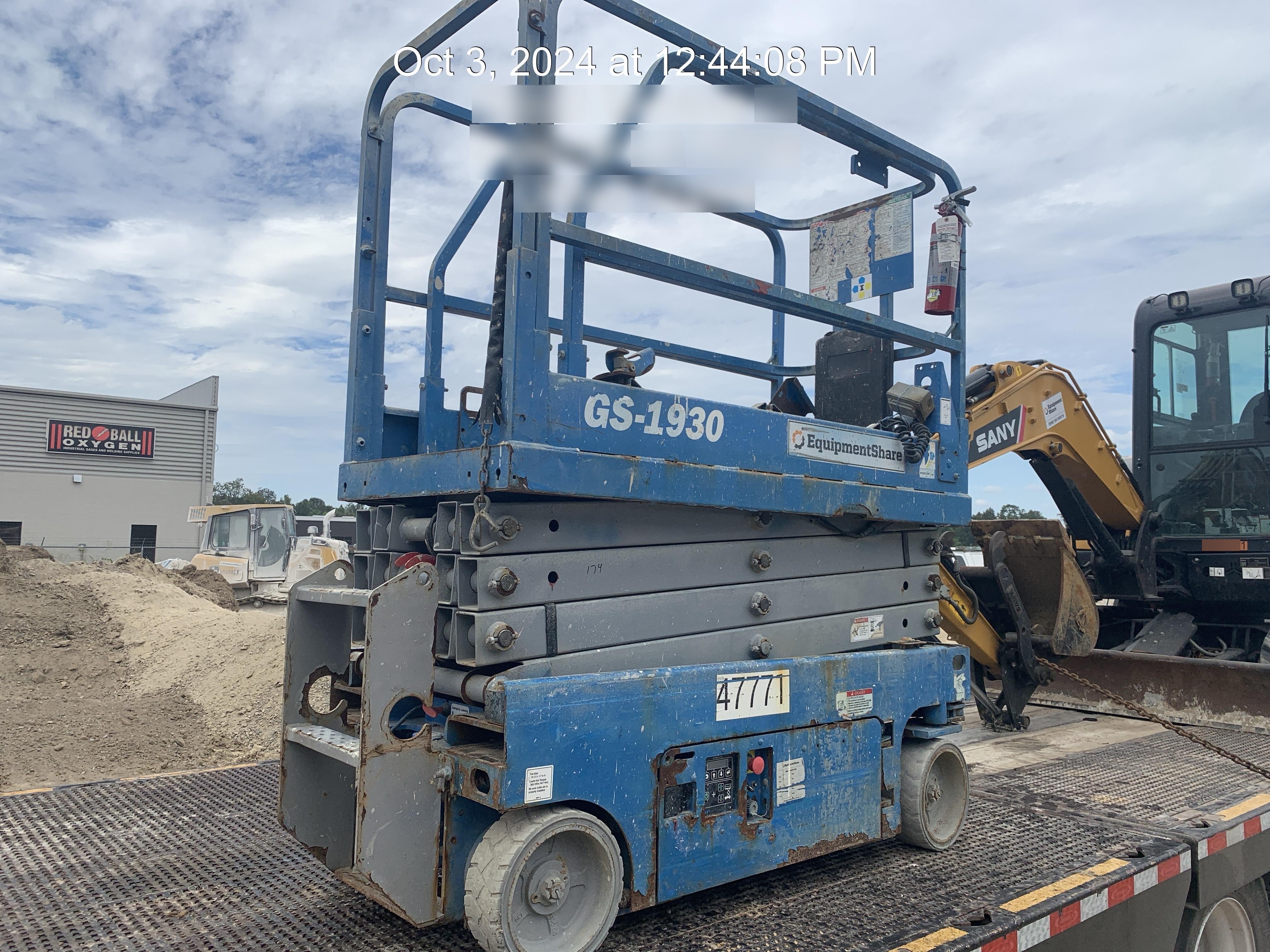 2019 Genie GS-1930 Fixed Rails with Chain Entry