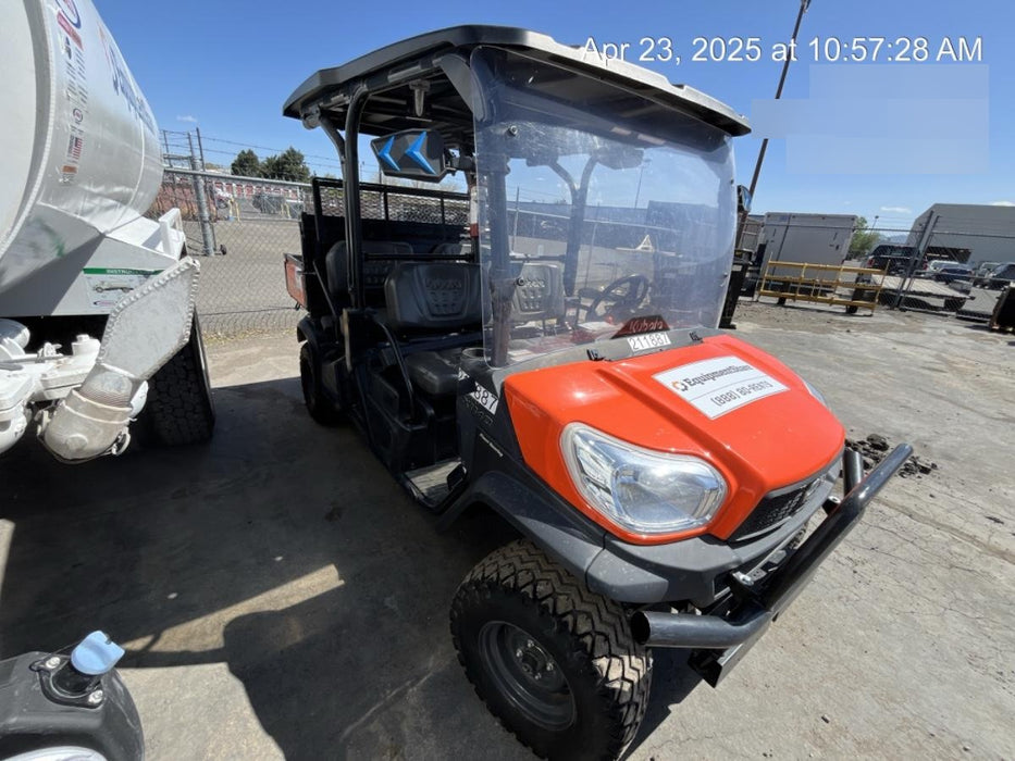 2022 Kubota RTV-X1140W-H Plastic Canopy, Windshield Acrylic Clear, LED Strobe Light, Wire Harness Kit, Back up Alarm