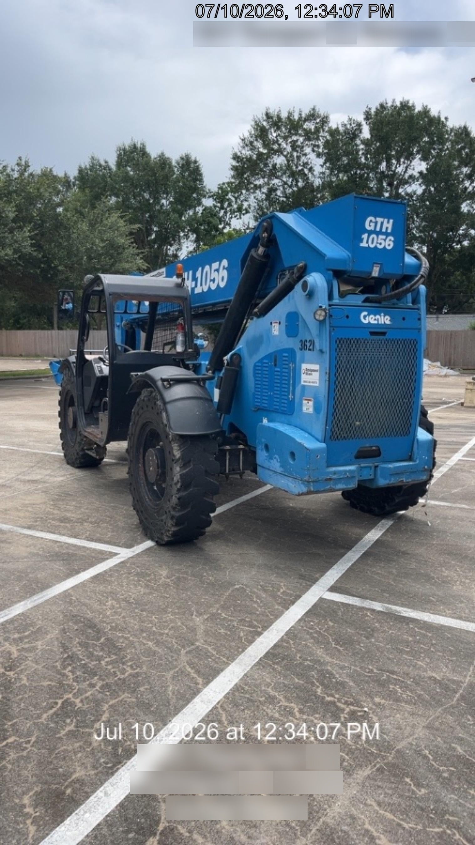 2017 Genie GTH-1056 Genie GTH1056, Solid Tires, 60" carriage, Light Kit, Open ROPS - SN GTH-10E-11914