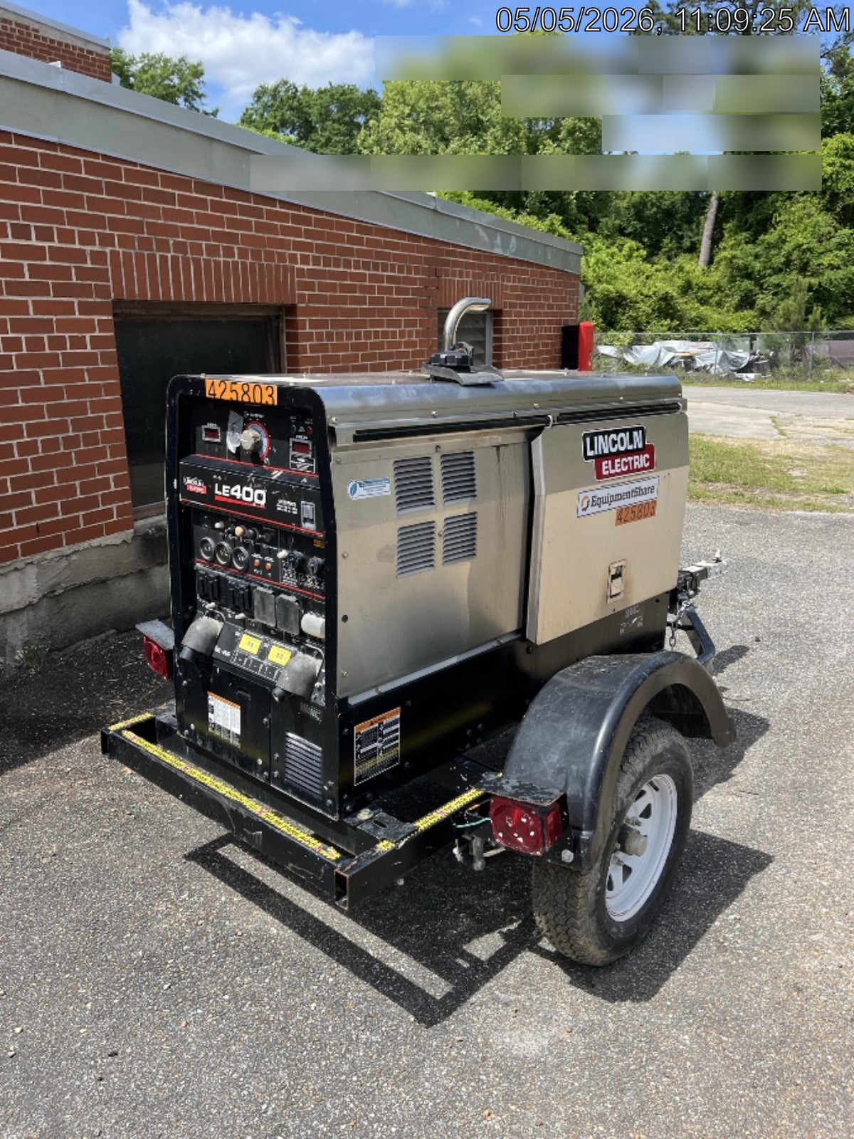 2024 Lincoln Electric LE400 Kubota V1505, Trlr, Cable Rack, Light Kit, ES Decals, T3