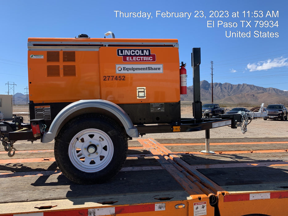 2022 Lincoln Electric LE400 Kubota V1505, Trlr, Cable Rack, Light Kit, ES Decals, T3