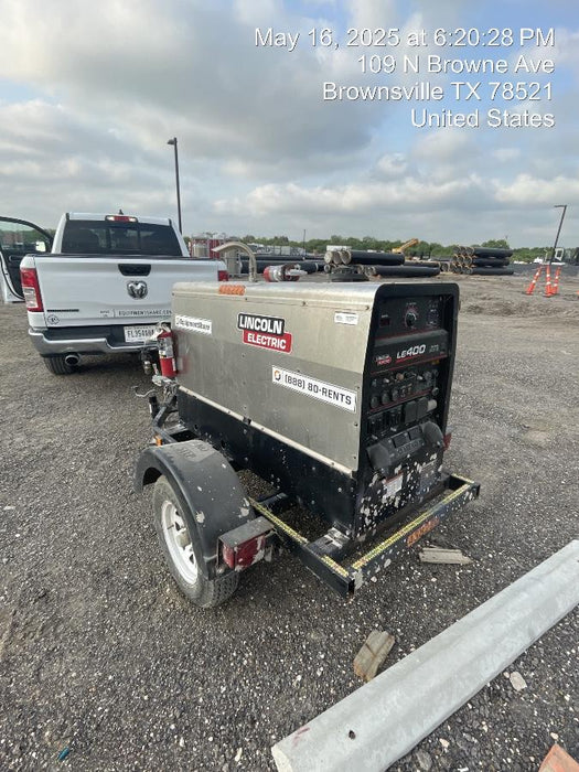 2024 Lincoln Electric LE400 Kubota V1505, Trlr, Cable Rack, Light Kit, ES Decals, T3