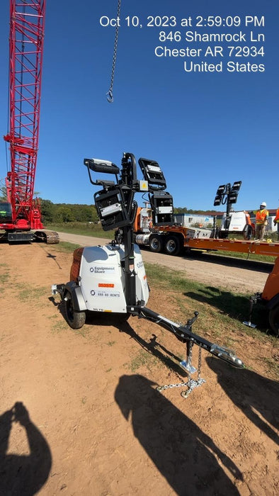2023 Generac MLT2 Diesel, Flex Switch 120V Input, Powerzone Controller, (4) 320W LED Lights, 4kW Generator, 39.9 Gal Fuel Tank, 2" Ball, T3