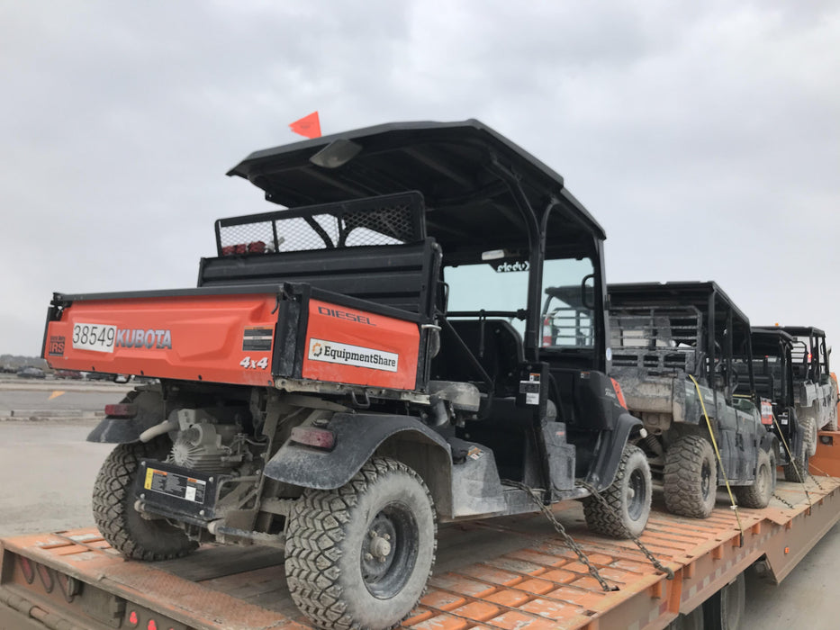 2019 Kubota RTV-X1140W-H 4wd Utility Cart, LED Strobe, Windshield Tempered Glass, Plastic Canopy, Wire Harness Kit, Backup Alarm