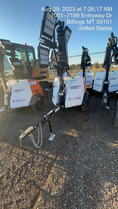 2023 Generac MLT2 Diesel, Flex Switch 120V Input, Powerzone Controller, (4) 320W LED Lights, 4kW Generator, 39.9 Gal Fuel Tank, 2" Ball, T3