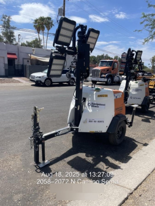 2024 Generac MLT2 Diesel, Flex Switch 120V Input, Powerzone Controller, 
(4) 320W LED Lights, 4kW Generator, 39.9 Gal Fuel Tank, 2" Ball, T3