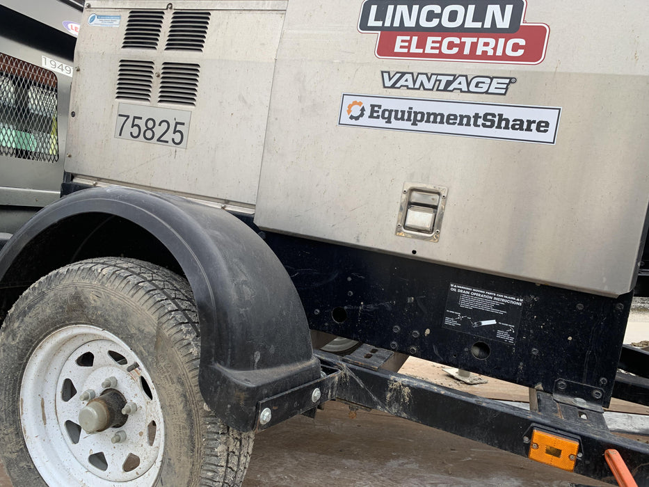2020 Lincoln Electric Vantage 322 Welder Ready-Pak 3, w/ GPS & Decals (includes trailer, cable rack, fender light kit)