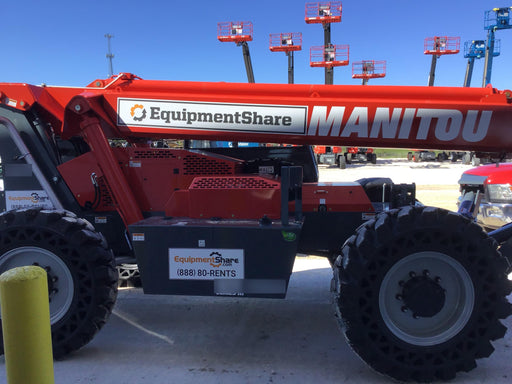 2018 Manitou MTA10055 MTA10055 - 120 HP T4, Canopy, Worklights/Strobe, Beacon, 66" Carriage, 60" Forks, Solid Tires, Lift Hook, Aux Hydraulics