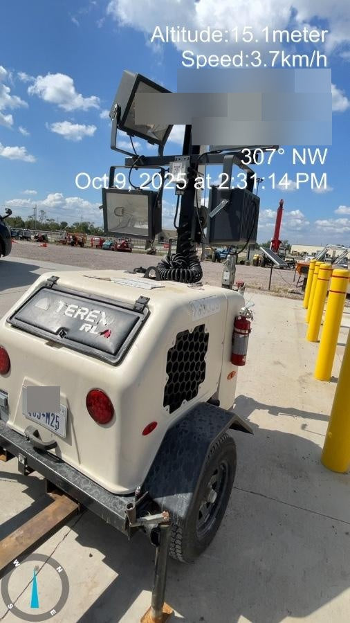 2020 Genie RL4 6kW Light Plant - Metal Halide