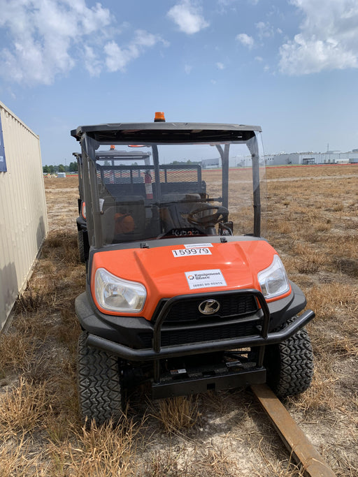 2021 Kubota RTV-X1140W-H Plastic Canopy, Windshield Acrylic Clear, LED Strobe Light, Wire Harness Kit, Back up Alarm