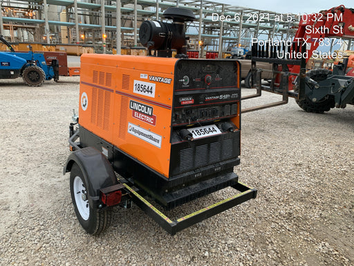 2021 Lincoln Electric Vantage 549X Ready Pak 3, ORANGE (includes trailer, cable rack, fender light kit)