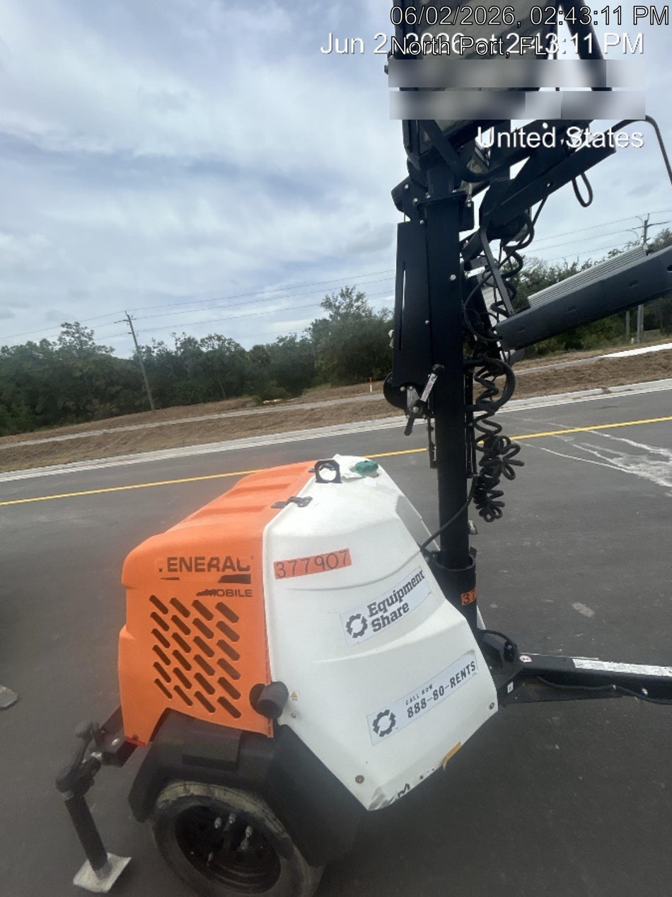 2023 Generac MLT2 Diesel, Flex Switch 120V Input, Powerzone Controller, 
(4) 320W LED Lights, 4kW Generator, 39.9 Gal Fuel Tank, 2" Ball, T3