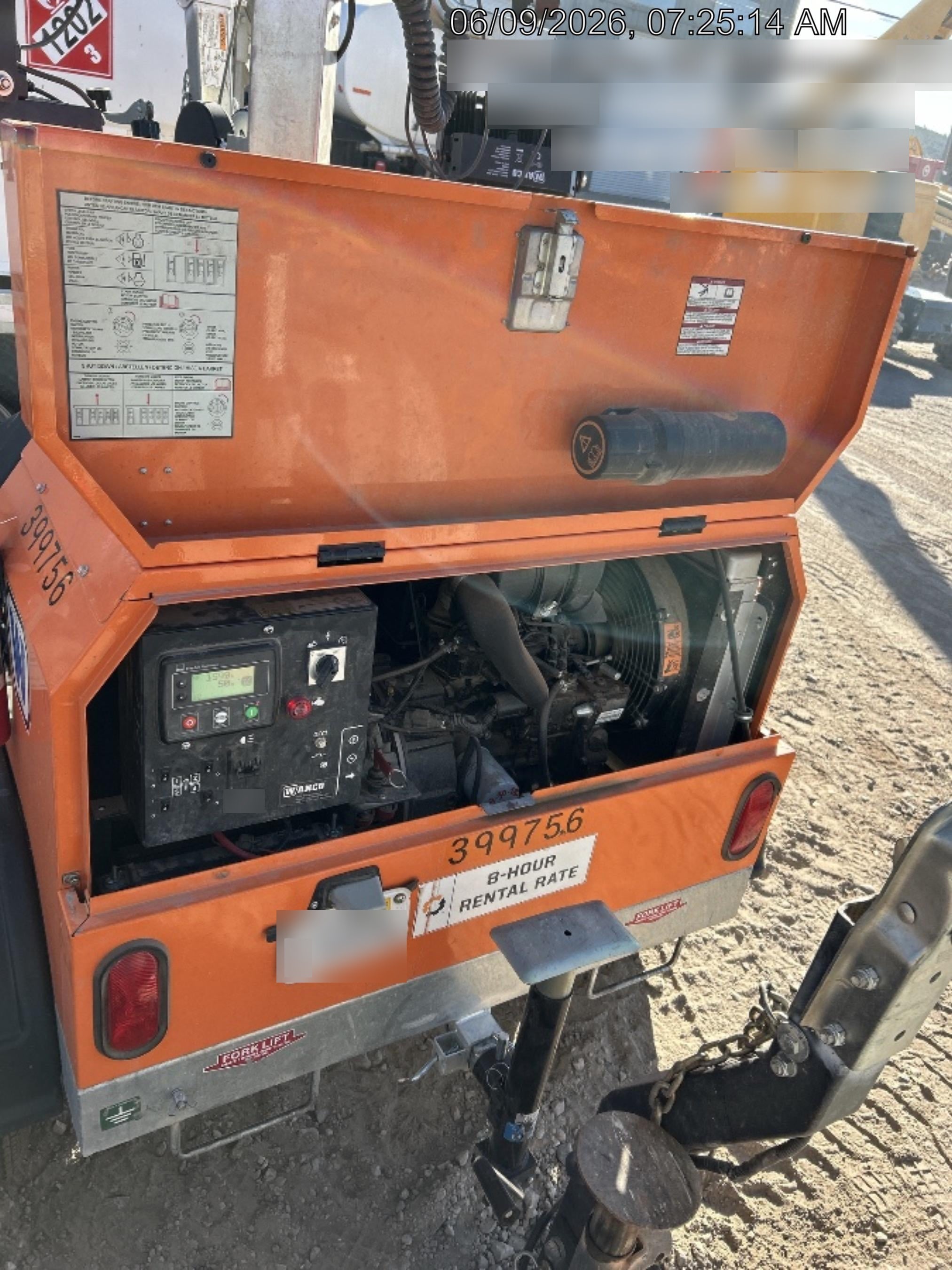 2024 Wanco WLTT-4MM4K Diesel, Deep Sea Controller, Shore Power Plug, Auto Start, (4) 350W LED Floodlights, 4kW Generator, 60 Gal Fuel Tank, 2" Ball, T3