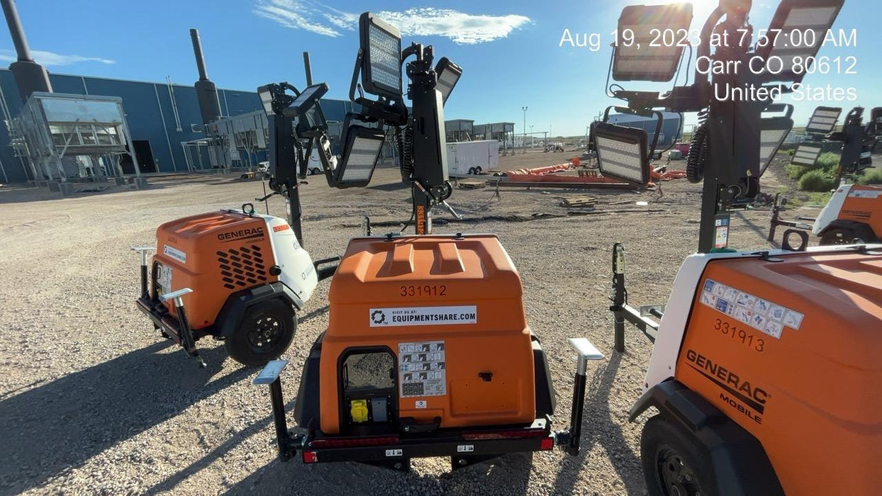 2023 Generac MLT2 Diesel, Flex Switch 120V Input, Powerzone Controller, (4) 320W LED Lights, 4kW Generator, 39.9 Gal Fuel Tank, 2" Ball, T3