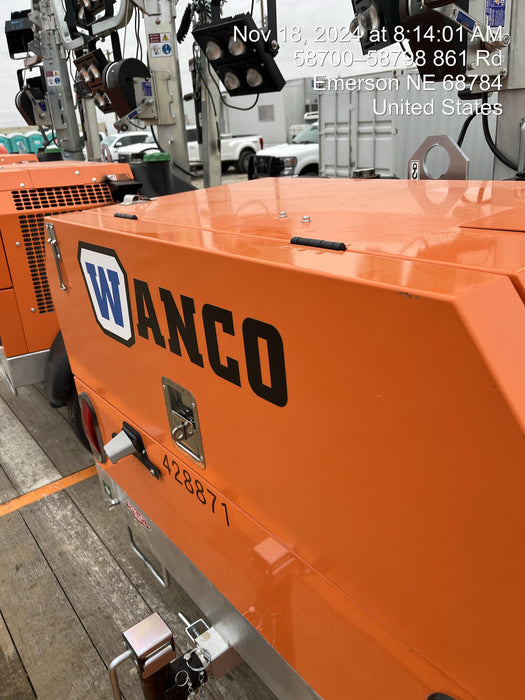 2024 Wanco WLTT-4MM4K Diesel, Deep Sea Controller, Shore Power Plug, Auto Start, (4) 350W LED Floodlights, 4kW Generator, 60 Gal Fuel Tank, 2" Ball, T3
