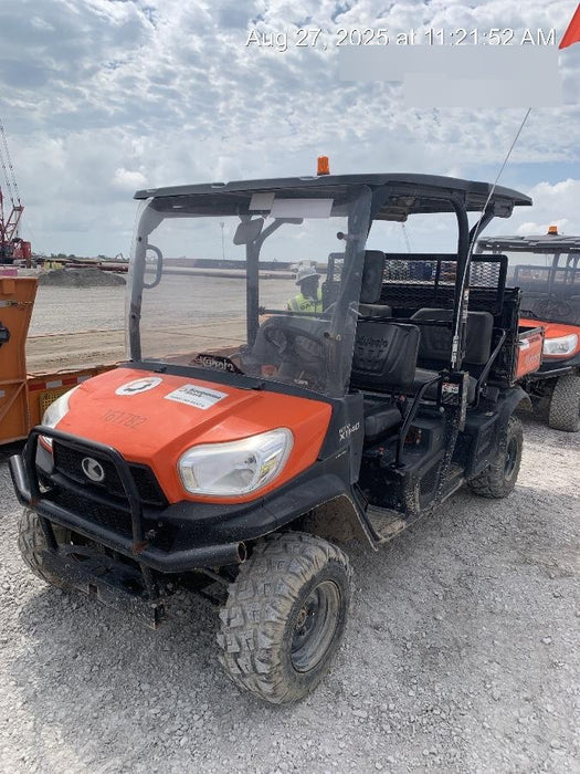 2021 Kubota RTV-X1140W-H Plastic Canopy, Windshield Acrylic Clear, LED Strobe Light, Wire Harness Kit, Back up Alarm
