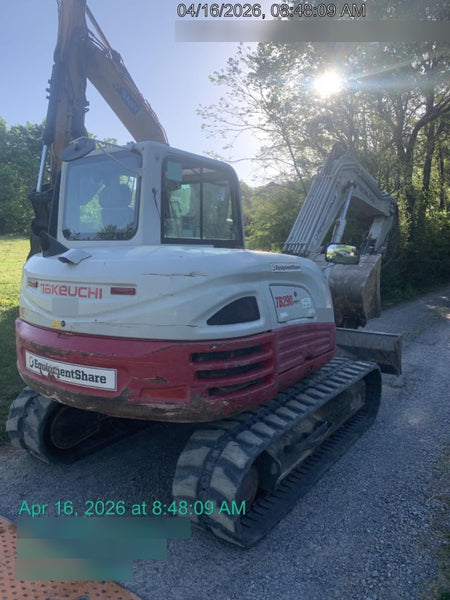 2019 Takeuchi TB290 Takeuchi TB290 Cab/Heat/AC w/Rubber Tracks, Auxiliary Hydraulics, Dozer Blade, Manual QC, 18/24/36" Buckets, Hydraulic Thumb Installed