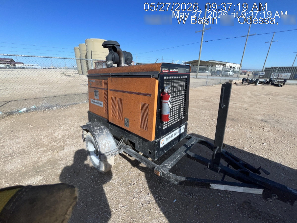 2021 Lincoln Electric Vantage 549X Ready Pak 3, ORANGE (includes trailer, cable rack, fender light kit)