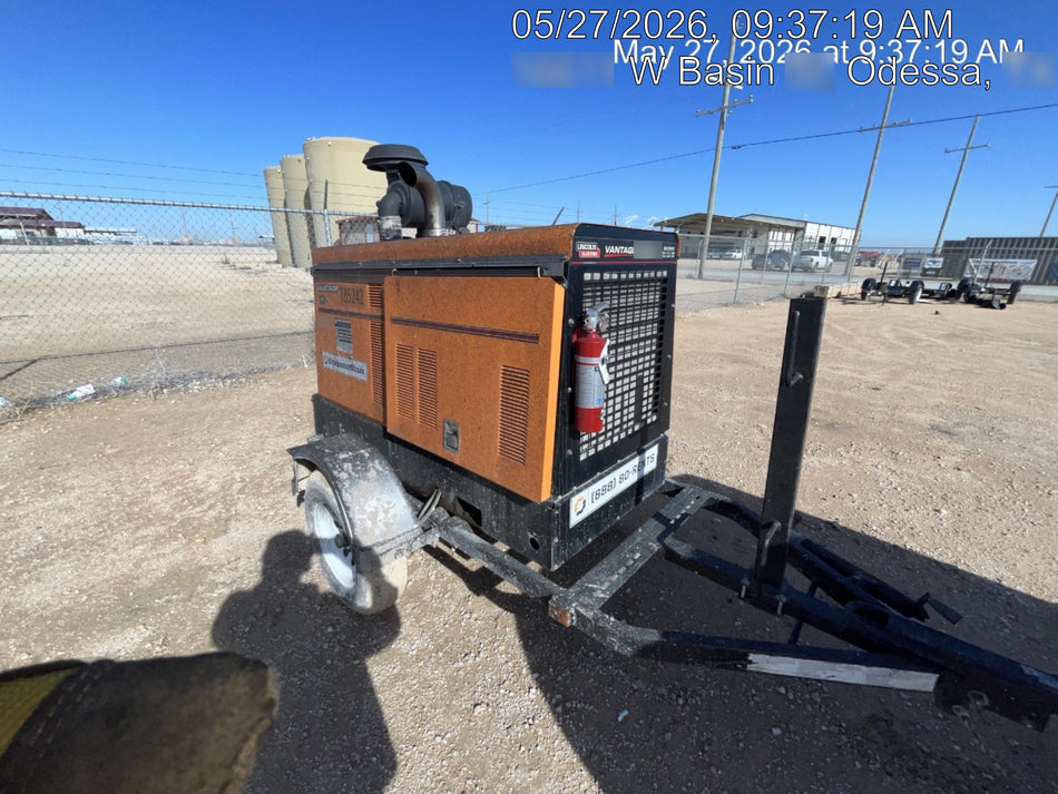 2021 Lincoln Electric Vantage 549X Ready Pak 3, ORANGE (includes trailer, cable rack, fender light kit)