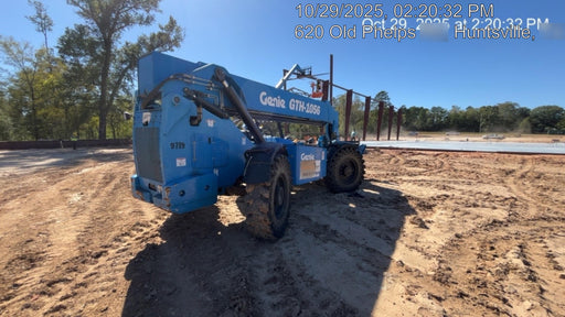 2018 Genie GTH-1056 Genie GTH-1056 w/Open ROPS, Solid Tires, Work Light/Beacon, 60" Carriage and Forks