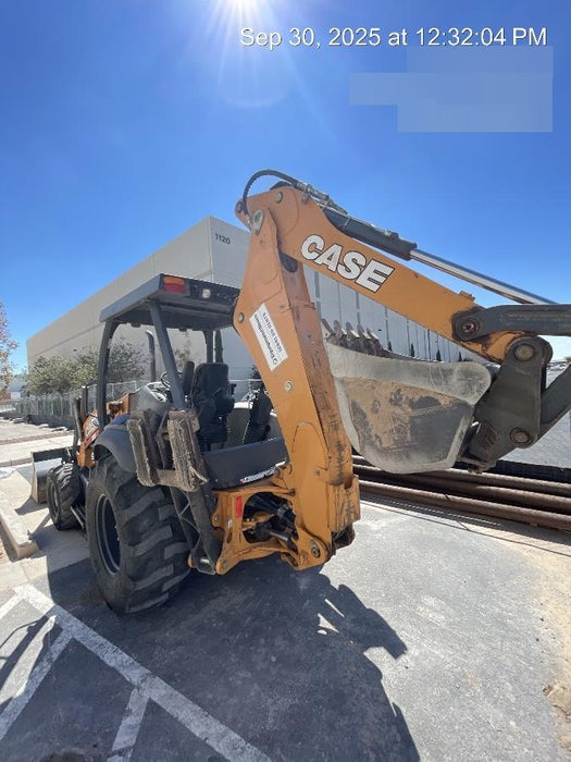 2019 Case 580N EP Canopy, 4WD, GP Front Bucket, Standard Stick, 2-Way Aux Hydraulics, ISO Controls