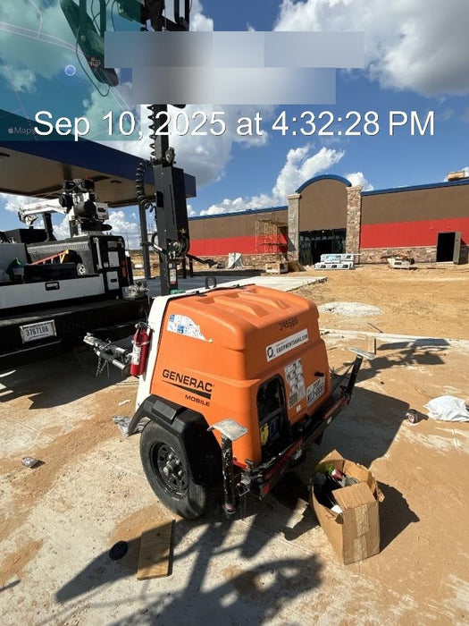 2024 Generac MLT2 Diesel, Flex Switch 120V Input, Powerzone Controller, 
(4) 320W LED Lights, 4kW Generator, 39.9 Gal Fuel Tank, 2" Ball, T3