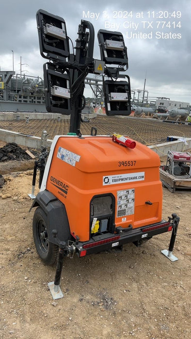 2024 Generac MLT2 Diesel, Flex Switch 120V Input, Powerzone Controller, 
(4) 320W LED Lights, 4kW Generator, 39.9 Gal Fuel Tank, 2" Ball, T3