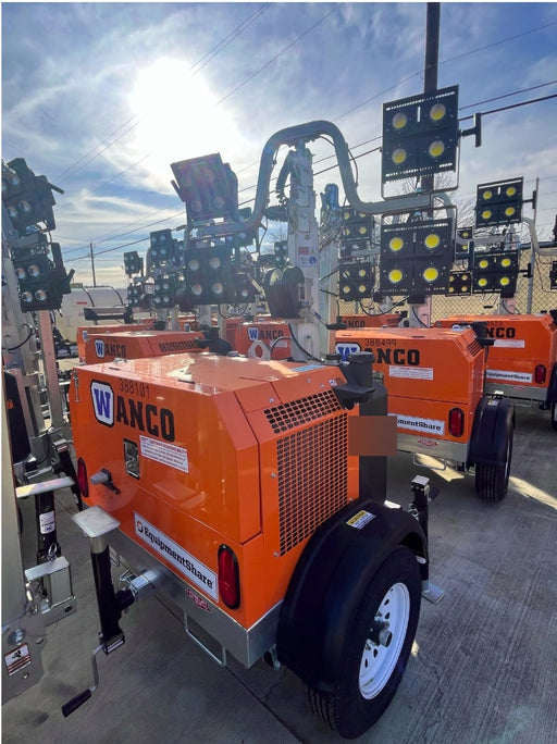 2024 Wanco WLTT-4MM4K Diesel, Deep Sea Controller, Shore Power Plug, Auto Start, (4) 350W LED Floodlights, 4kW Generator, 60 Gal Fuel Tank, 2" Ball, T3