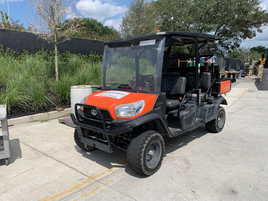 2022 Kubota RTV-X1140W-H Plastic Canopy, Windshield Acrylic Clear, LED Strobe Light, Wire Harness Kit, Back up Alarm