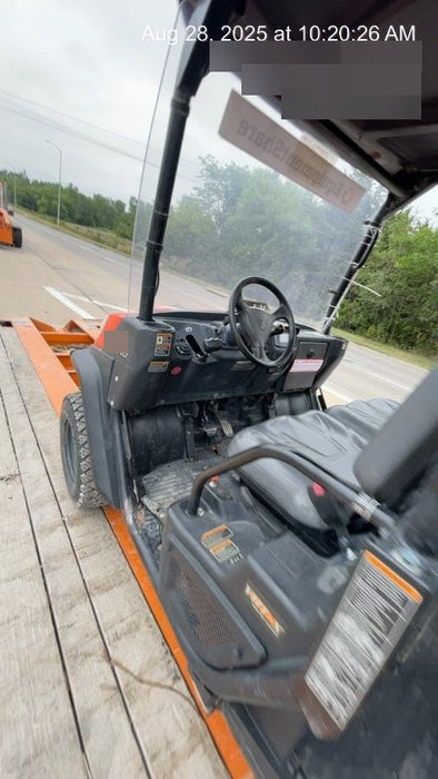 2021 Kubota RTV-X1140W-H Plastic Canopy, Windshield Acrylic Clear, LED Strobe Light, Wire Harness Kit, Back up Alarm