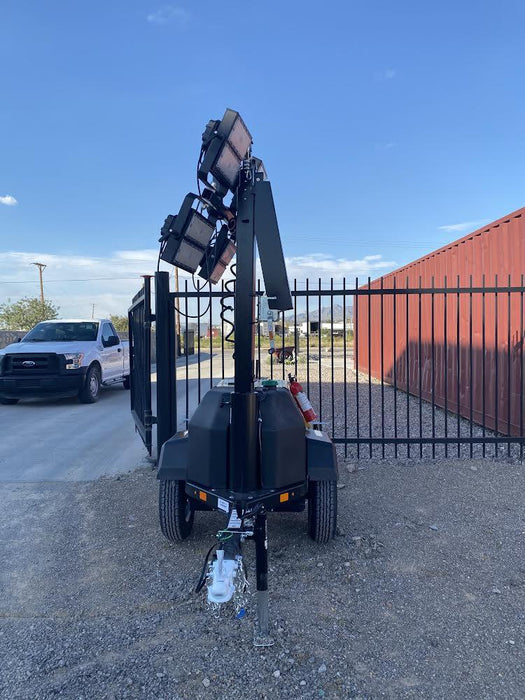 2022 Allmand NLV3GR (4) LED Light Fixture 350W, 23' Vertical Mast, 3kW Prime, Towable, ES Decals, T3