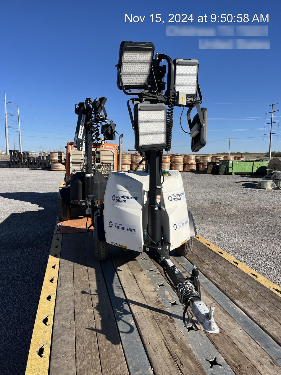 2023 Generac MLT2 Diesel, Flex Switch 120V Input, Powerzone Controller, (4) 320W LED Lights, 4kW Generator, 39.9 Gal Fuel Tank, 2" Ball, T3