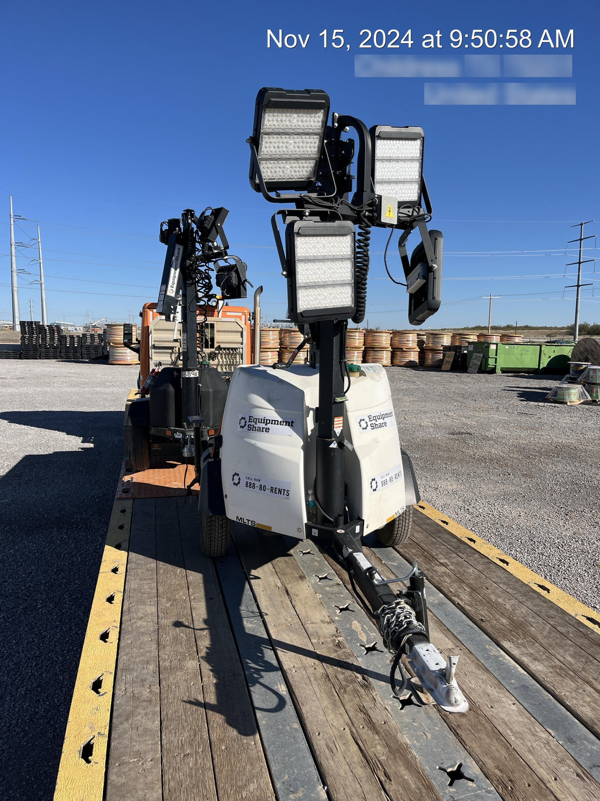 2023 Generac MLT2 Diesel, Flex Switch 120V Input, Powerzone Controller, (4) 320W LED Lights, 4kW Generator, 39.9 Gal Fuel Tank, 2" Ball, T3