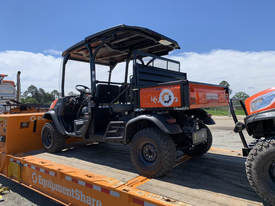 2021 Kubota RTV-X1140W-H Plastic Canopy, Windshield Acrylic Clear, LED Strobe Light, Wire Harness Kit, Back up Alarm
