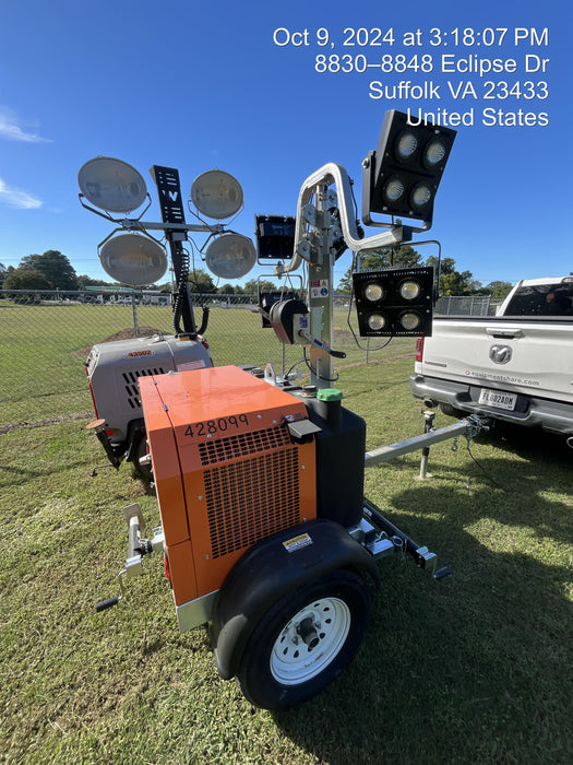 2024 Wanco WLTT-4MM4K Diesel, Deep Sea Controller, Shore Power Plug, Auto Start, (4) 350W LED Floodlights, 4kW Generator, 60 Gal Fuel Tank, 2" Ball, T3