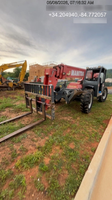 2018 Manitou MTA10055 Manitou MTA 10055 w/Open ROPS, Work Lights/Strobe, Aux Hyd, Solid Tires, Lift Hook, 66" Carriage, 60" Forks