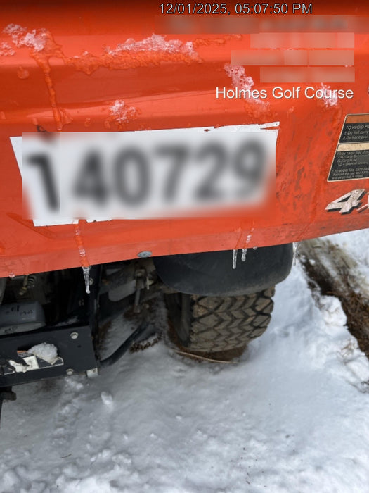 2021 Kubota RTV-X1140W-H Plastic Canopy, Windshield Acrylic Clear, LED Strobe Light, Wire Harness Kit, Back up Alarm