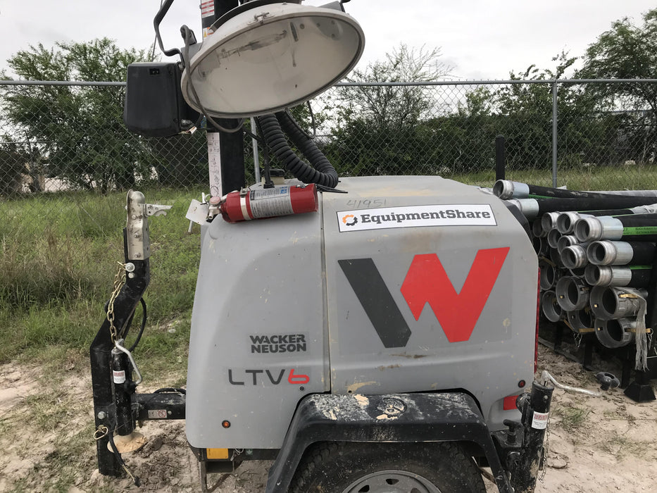 Wacker Neuson LTV6K-MH Power mast, 1100W MH, Fuel Sensors, Wiring Harness