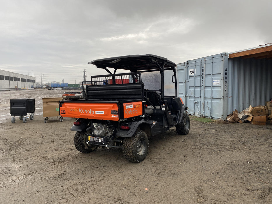 2022 Kubota RTV-X1140W-H Plastic Canopy, Windshield Acrylic Clear, LED Strobe Light, Wire Harness Kit, Back up Alarm
