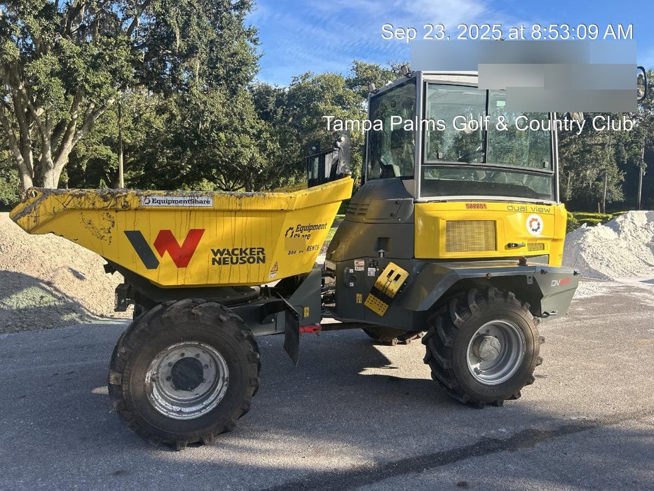 2025 WACKER NEUSON DV604 Cab Standard Tires